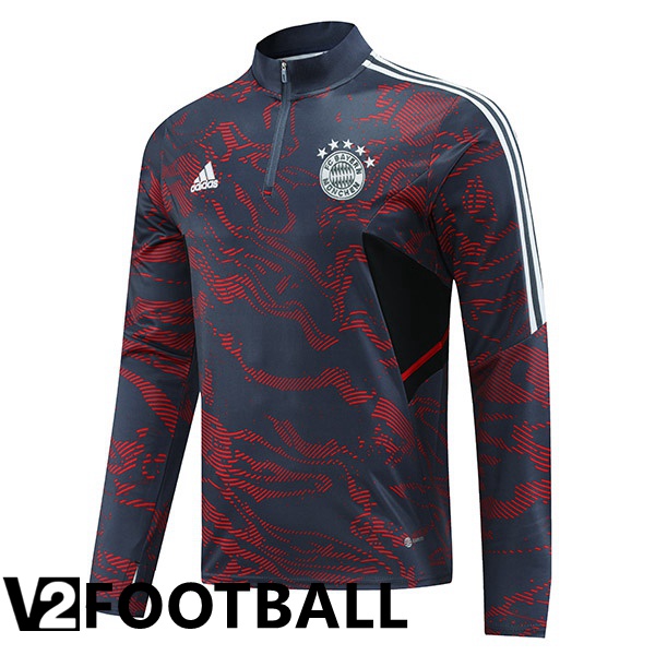 Bayern Munich Training Sweatshirt Red Black 2023/2024