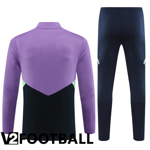 Real Madrid Training Tracksuit Suit Purple 2023/2024