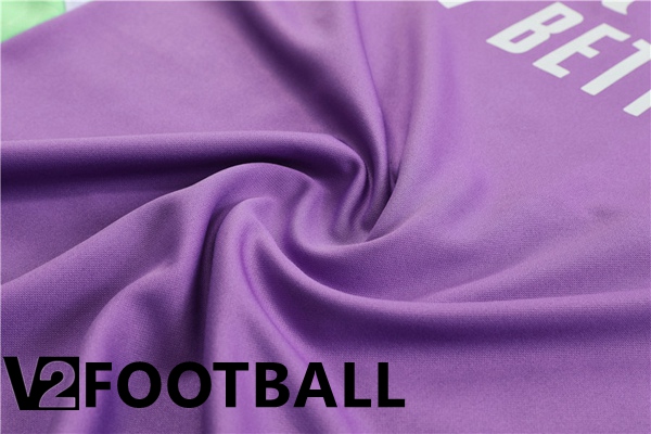 Real Madrid Training Tracksuit Suit Purple 2023/2024