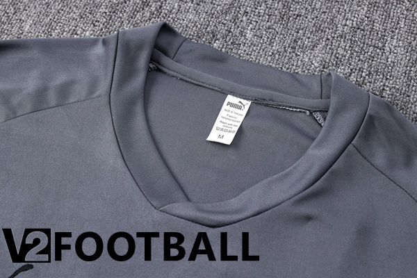 Dortmund BVB Training T Shirt + Shorts Grey 2023/2024