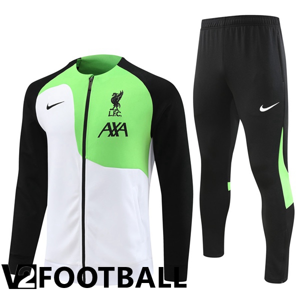 FC Liverpool Training Jacket Suit White Green 2023/2024