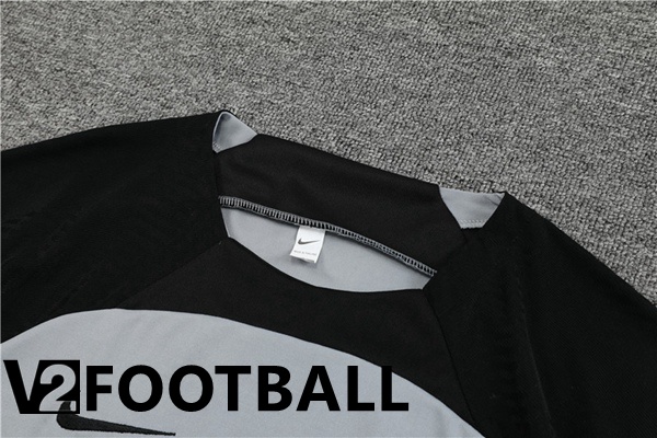 FC Barcelona Training T Shirt + Shorts Grey 2023/2024