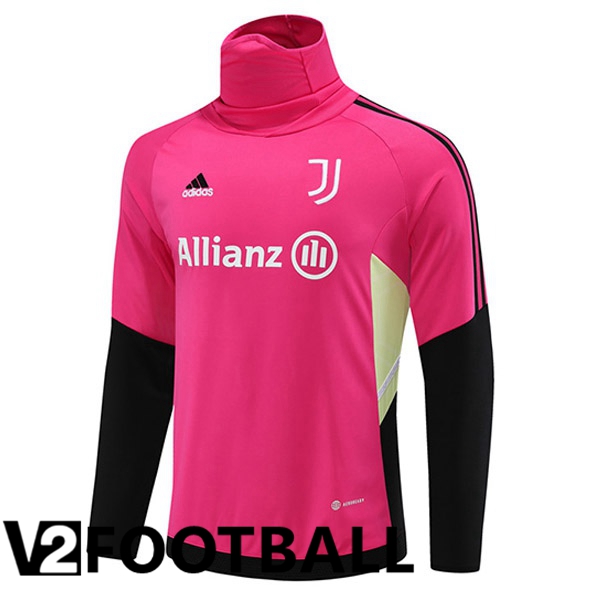 Juventus High collar Training Sweatshirt Red 2023/2024