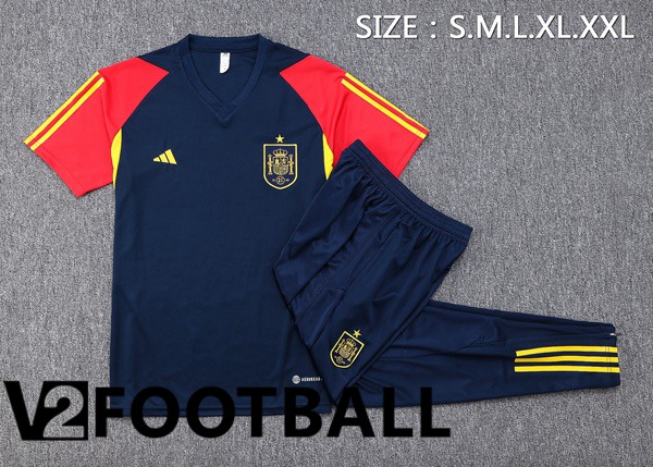 Spain Training T Shirt + Pants Royal Blue 2023/2024