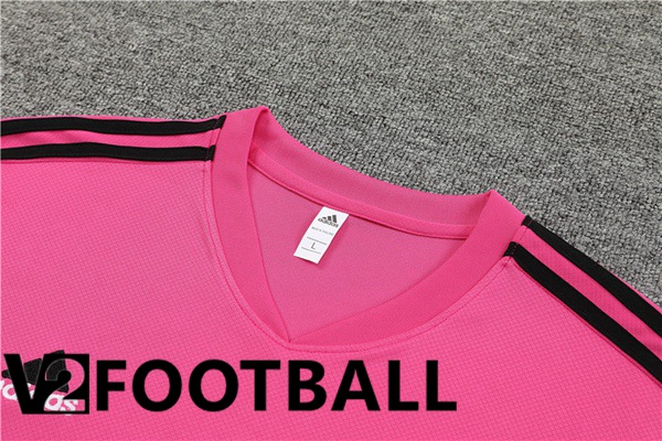 Juventus Training T Shirt + Shorts Red 2023/2024