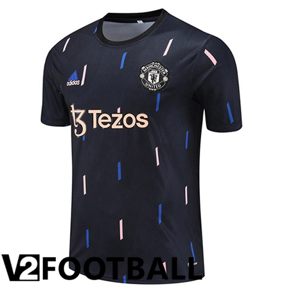 Manchester United Training T Shirt Black 2023/2024