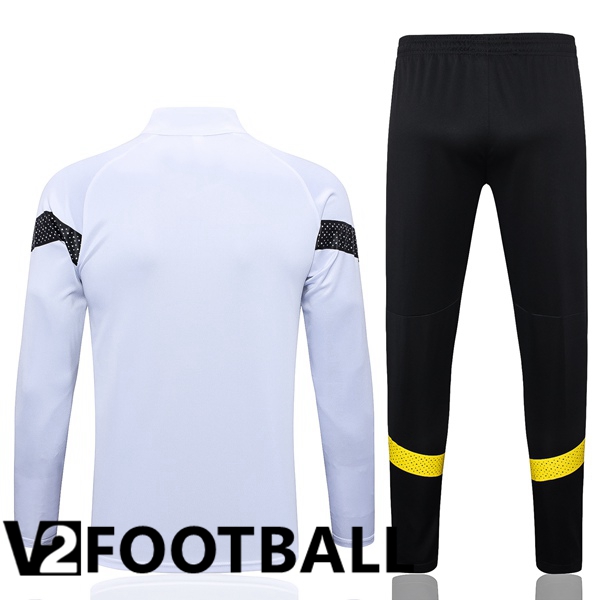 Dortmund BVB Training Tracksuit Suit White 2023/2024