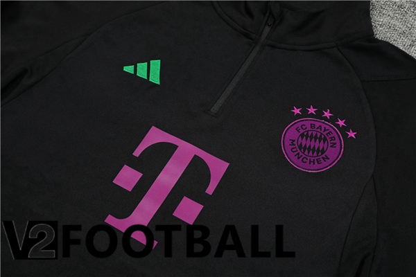 Bayern Munich Training Tracksuit Suit Black 2023/2024