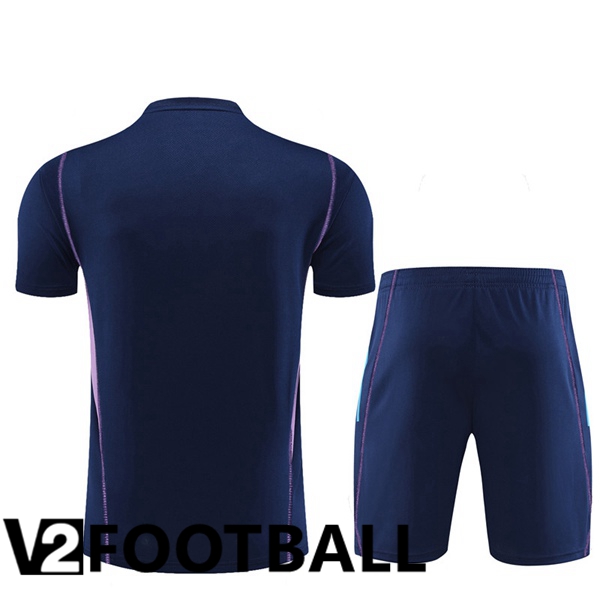 Argentina Training T Shirt + Shorts Royal Blue 2023/2024