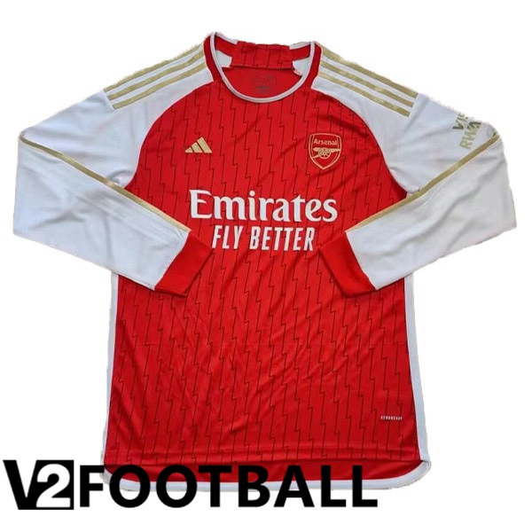 Arsenal Football Shirt Home Long Sleeve Red Leaked Version 2023/2024