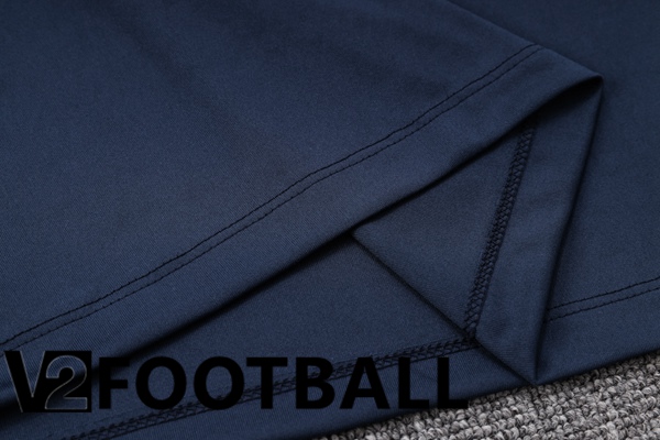 Paris PSG Soccer Polo + Pants Royal Blue 2023/2024