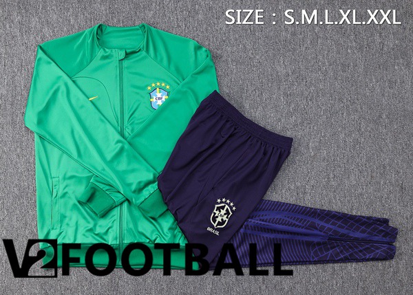 Brazil Training Jacket Suit Green 2023/2024