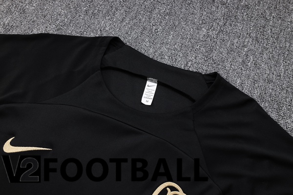 Corinthians Training T Shirt + Shorts Black 2023/2024