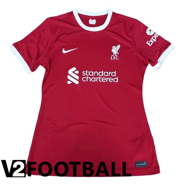 FC Liverpool Football Shirt Home Red Leaked Version 2023/2024