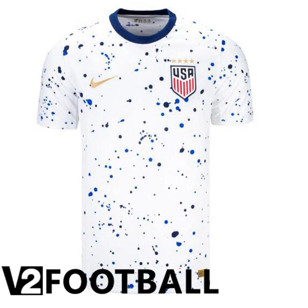 USA Football Shirt Home White 2023/2024