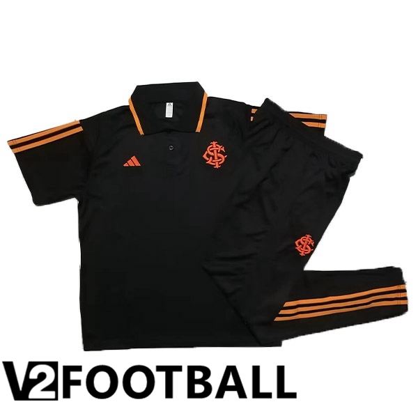 SC Internacional Football Polo + Pants Black 2023/2024