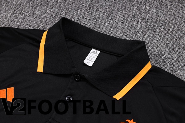 SC Internacional Football Polo + Pants Black 2023/2024