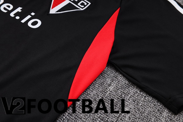 Sao Paulo FC Training T Shirt + Pants Black 2023/2024