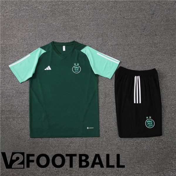 Algeria Training T Shirt + Shorts Green 2023/2024