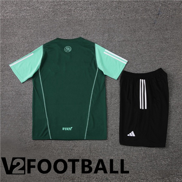 Algeria Training T Shirt + Shorts Green 2023/2024
