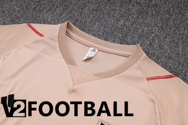 Sao Paulo FC Training T Shirt + Shorts Brown 2023/2024