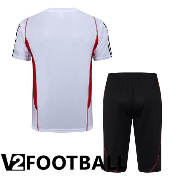 Sao Paulo FC Training T Shirt + Shorts White 2023/2024
