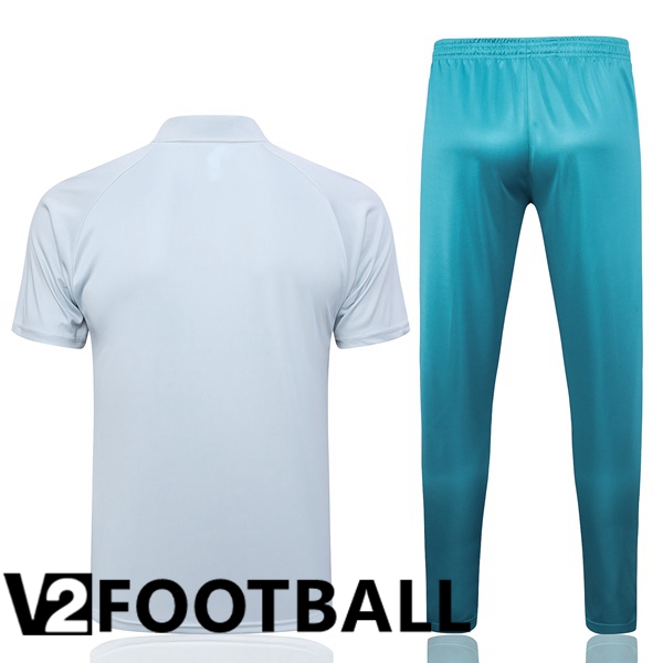 Palmeiras Football Polo + Pants Grey 2023/2024