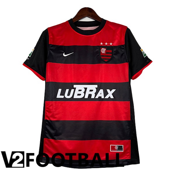 Flamengo Retro Football Shirt Home Red Black 2000-2001