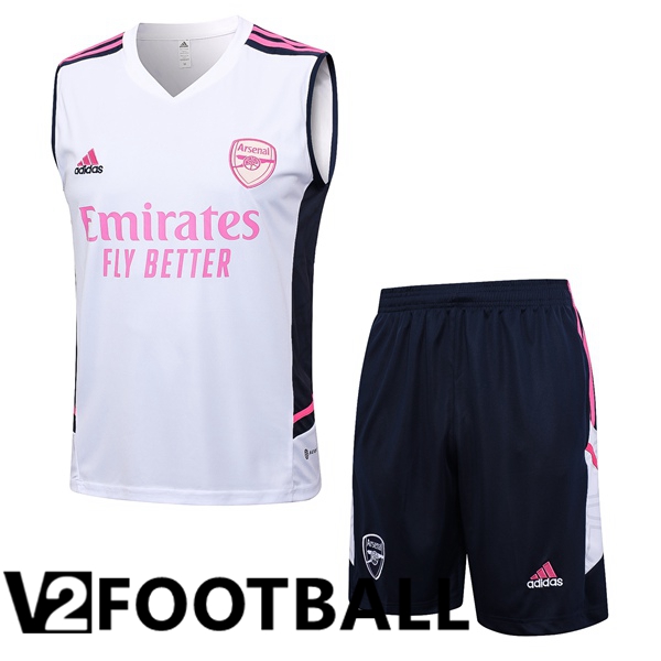 Arsenal Soccer Vest + Shorts White 2023/2024