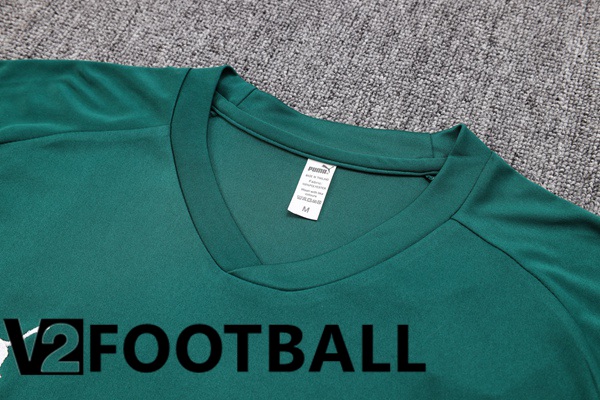 Palmeiras Training T Shirt + Shorts Green 2023/2024