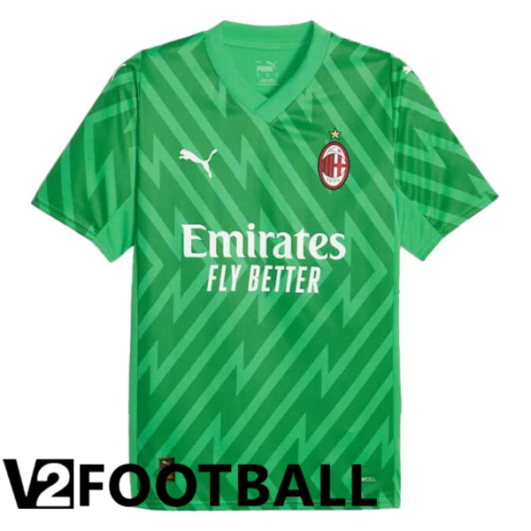 AC Milan Goalkeeper Soccer Shirt Green 2023/2024