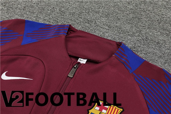 FC Barcelona Training Jacket Suit Red 2023/2024