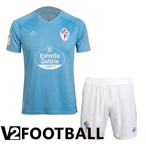 Celta Vigo Kids Football Shirt Home Blue 2023/2024