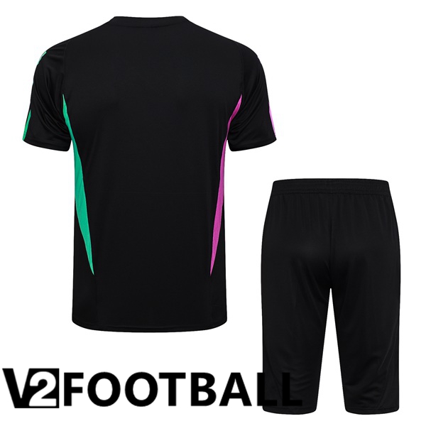 Bayern Munich Training T Shirt + Shorts Black 2023/2024