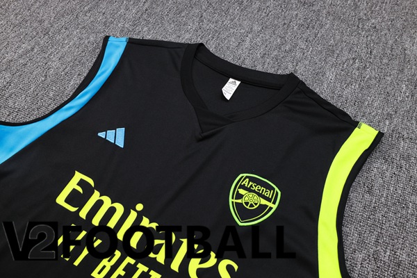 Arsenal Soccer Vest + Shorts Black 2023/2024