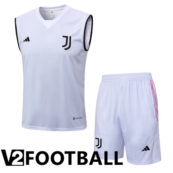 Juventus Soccer Vest + Shorts White 2023/2024