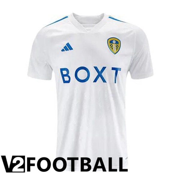 Leeds United Football Shirt Home White 2023/2024