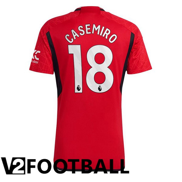 Manchester United (Casemiro 18) Football Shirt Home Red 2023/2024