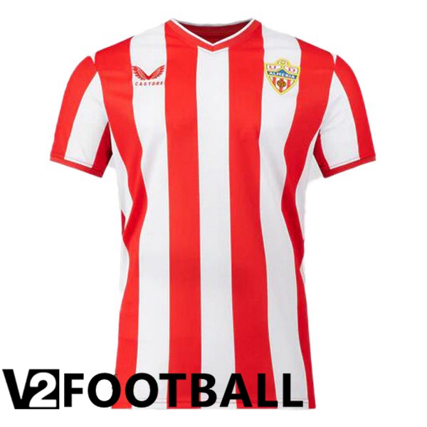 UD Almeria Football Shirt Home Red White 2023/2024