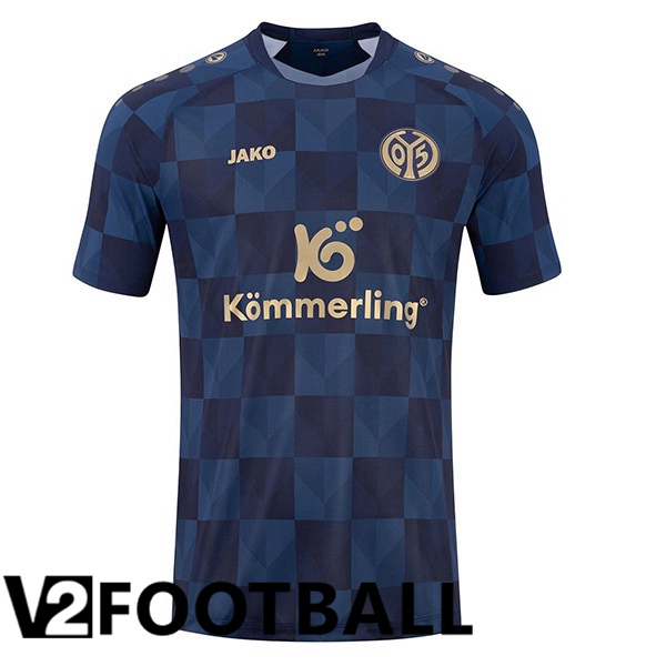 FSV Mainz 05 Football Shirt Away Blue 2023/2024