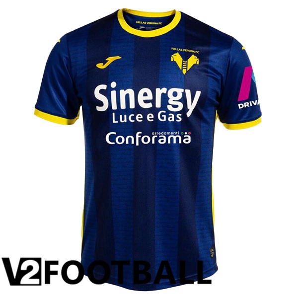 Hellas Verone Football Shirt Home Blue 2023/2024