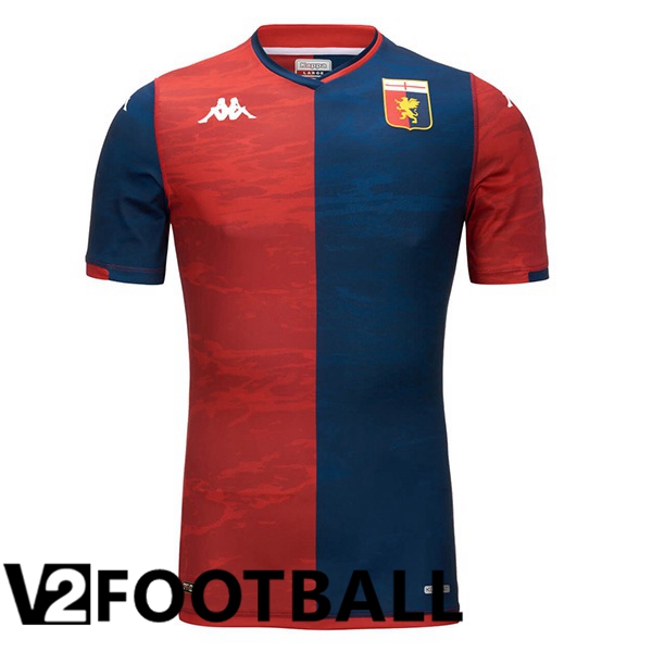 Genoa CFC Football Shirt Home Red Blue 2023/2024