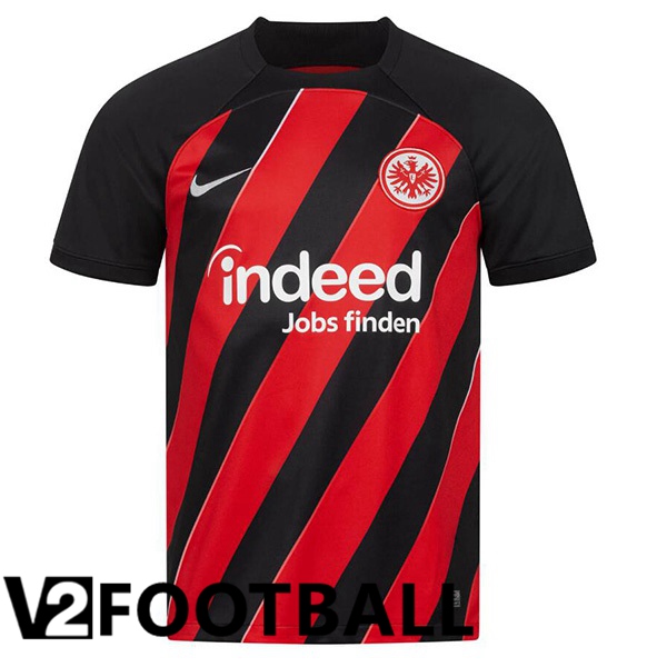 Eintracht Frankfurt Football Shirt Home Black Red 2023/2024