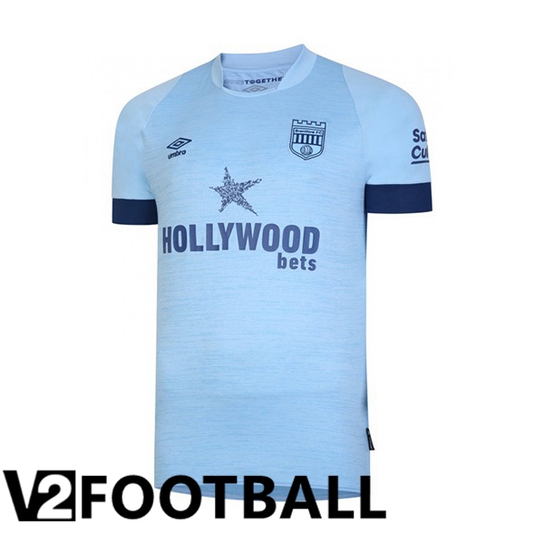 Brentford FC Football Shirt Away Blue 2023/2024