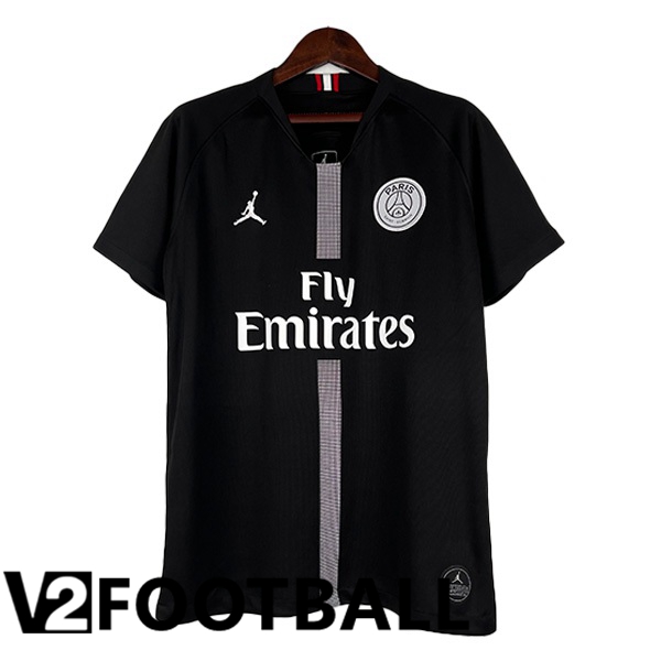 Paris PSG Retro Football Shirt Third Black 2018-2019
