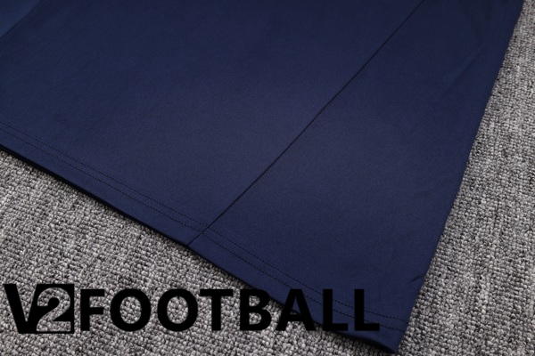 Italy Soccer Polo + Pants Blue Royal 2023/2024