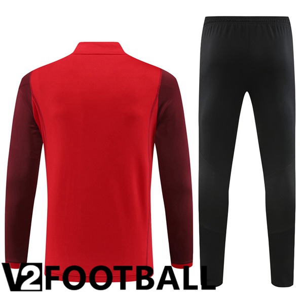 Lyon OL Training Tracksuit Suit Red 2023/2024