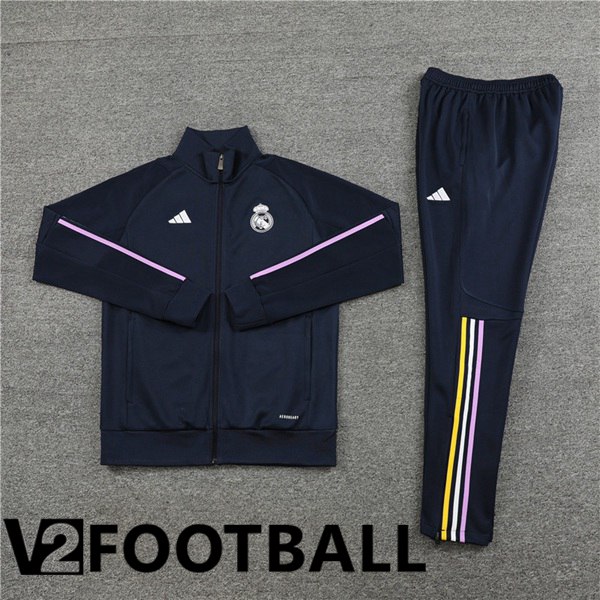 Real Madrid Training Tracksuit Suit - Jacket Blue Royal 2023/2024