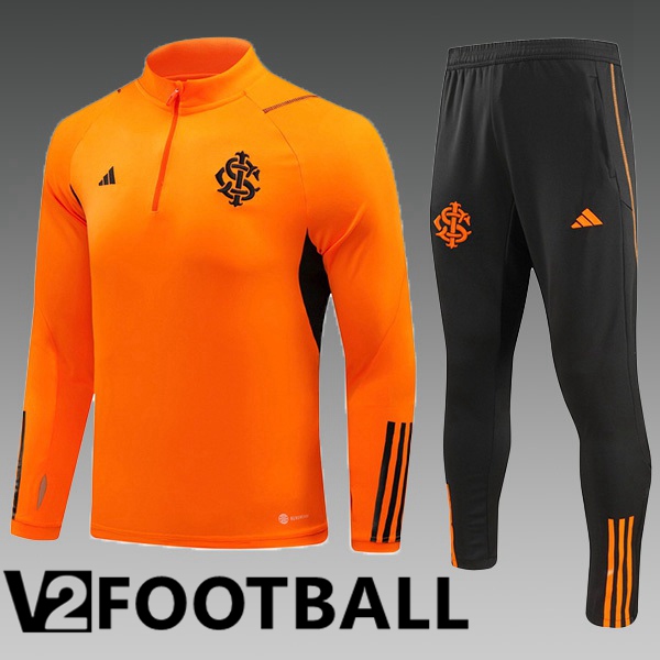 SC Internacional Kids Training Tracksuit Suit Orange 2023/2024