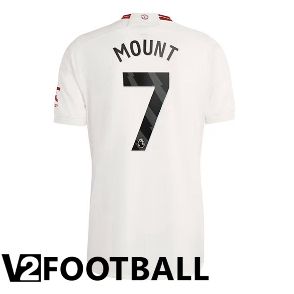 Manchester United Mount 7 Third Soccer Shirt White 2023/2024